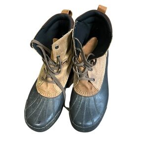 Sorel Black and Brown Boots